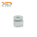 Customized Classic frosted square acrylic cosmetic spray pump bottle with cream jar 30ml 50ml 100ml